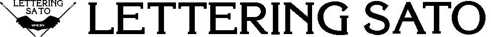 LETTERING SATO TEST